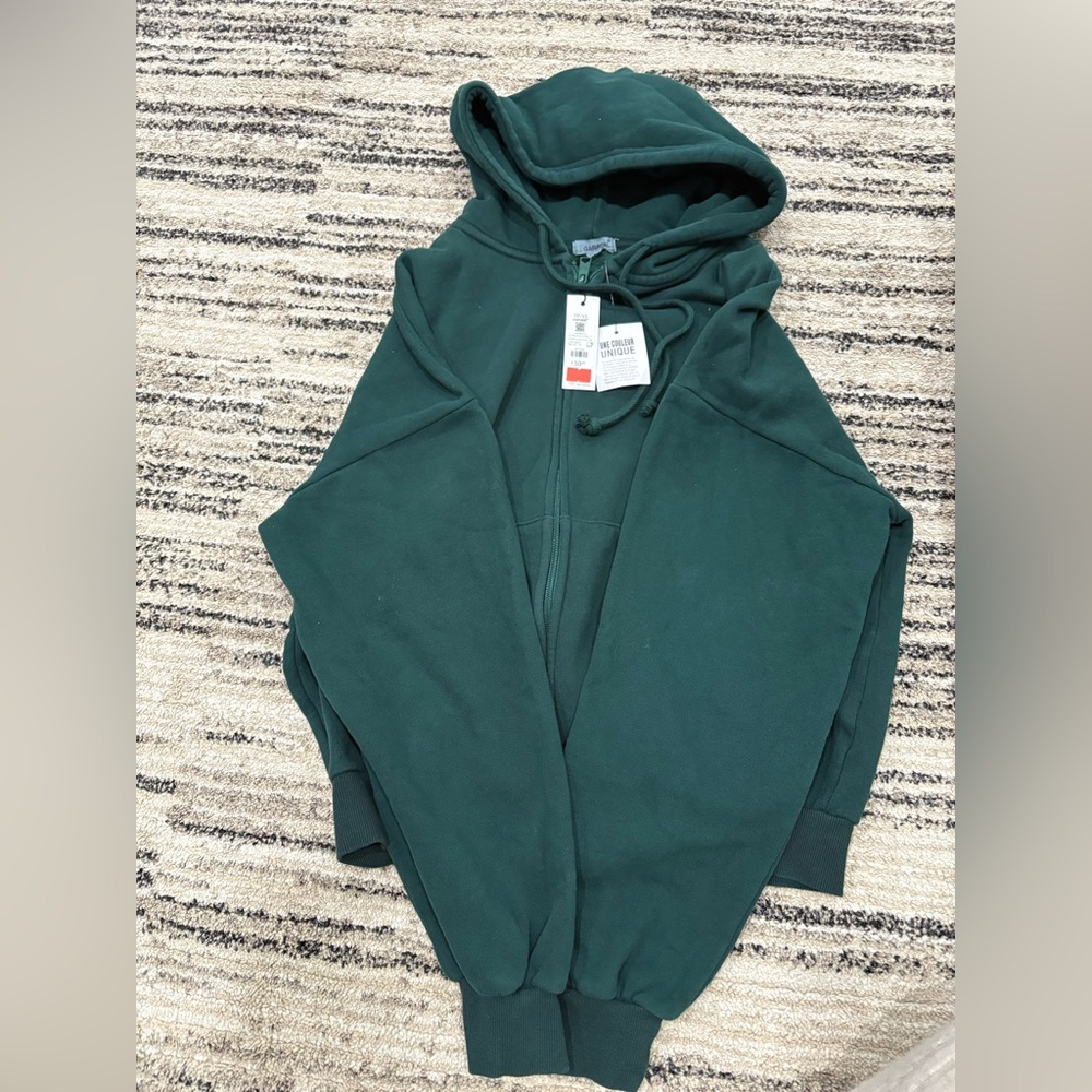 Garage UltraFleece Cotton Zip Hoodie Lush Green